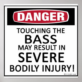 Póster Danger Bass