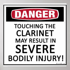 Póster Danger Clarinet