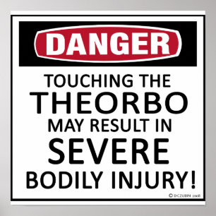 Póster Danger Theorbo