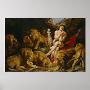 PÓSTER DANIEL EN LA GUARIDA DE LOS LEONES