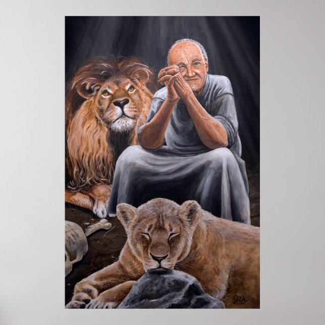 Póster Daniel en la guarida del león (Frente)