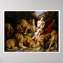 Daniel en la pintura de los leones
