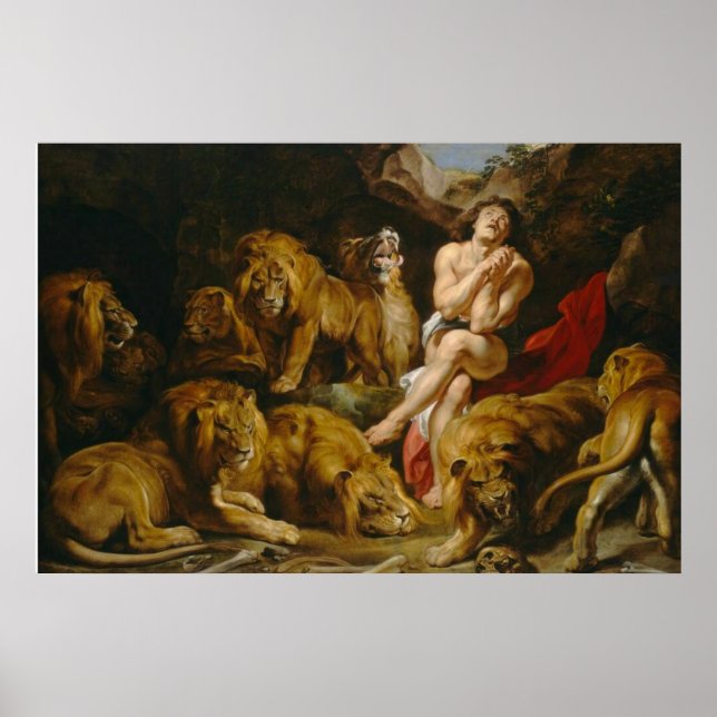 PÓSTER DANIEL EN LIONS DEN (Frente)
