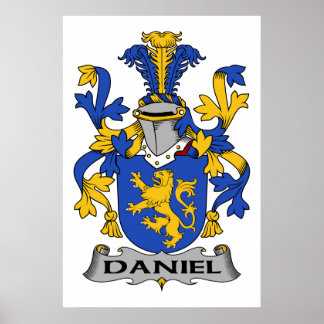 Póster Daniel Family Crest