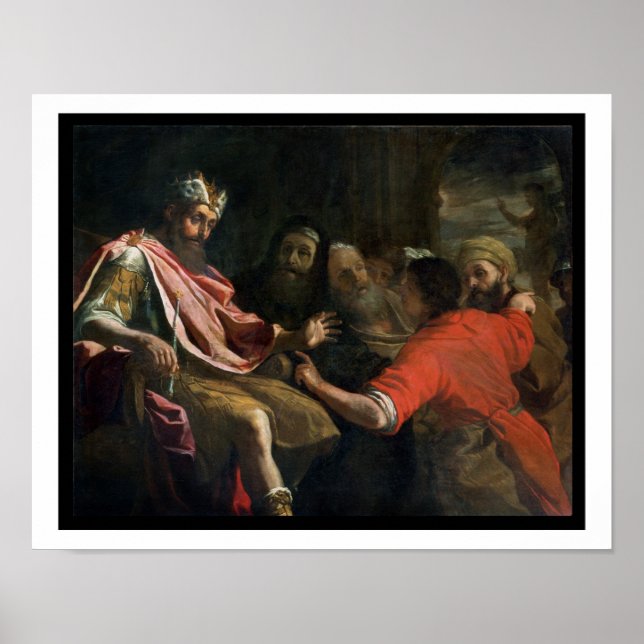 Póster Daniel Interpreting Nebuchadnezzar's First Dream ( (Frente)