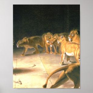 Póster Daniel Responde Al Rey En Los Leones Den Briton Ri
