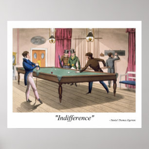 Póster Daniel Thomas Egerton-Indiferencia