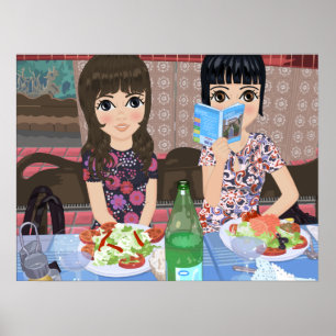 Póster Daniela y Miva