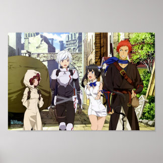 Póster Danmachi I