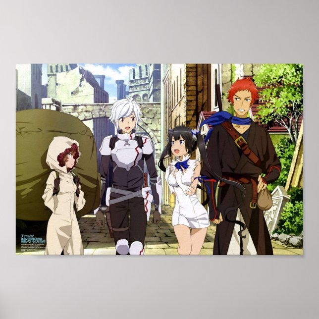 Póster Danmachi I (Frente)