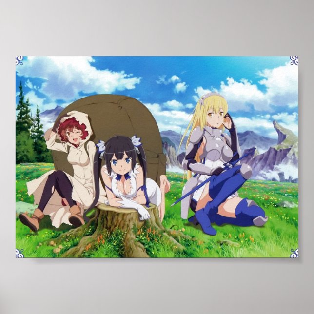 Póster Danmachi II (Frente)