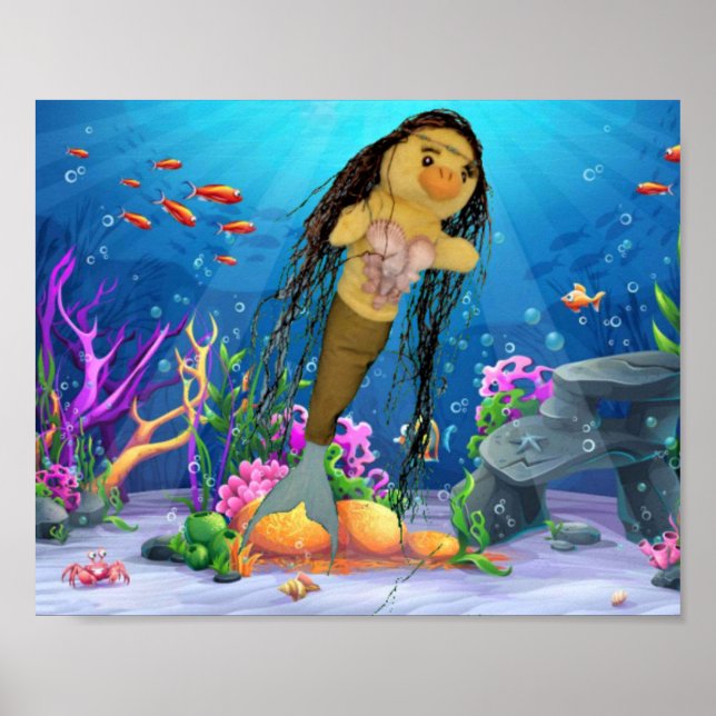 Póster Danni, la Poster de la sirena (Frente)