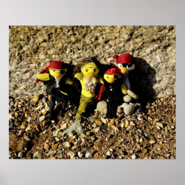 Póster Danni la sirena y el Poster de los Piratas