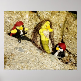 Póster Danni the Mermaid and the Pirates Poster