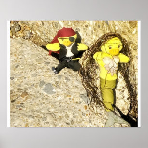Póster Danni the Mermaid Poster
