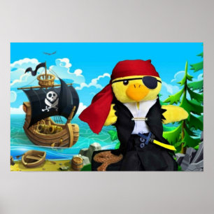 Póster Danny Duck el Pirata.