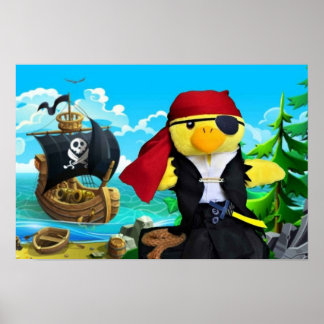 Póster Danny Duck el Pirata.