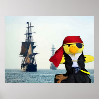 Póster Danny Duck el Pirata.