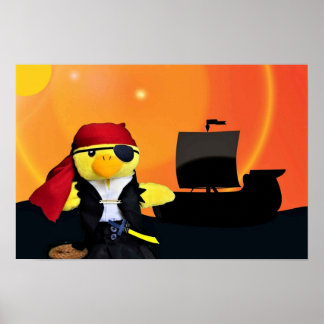 Póster Danny Duck el Pirata.