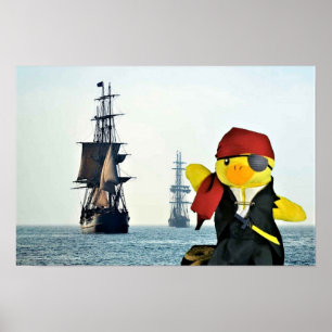 Póster Danny Duck el Pirata.