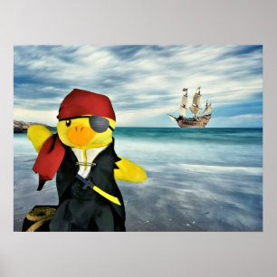 Póster Danny Duck el Pirata.