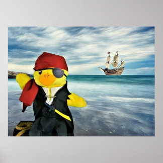 Póster Danny Duck el Pirata.