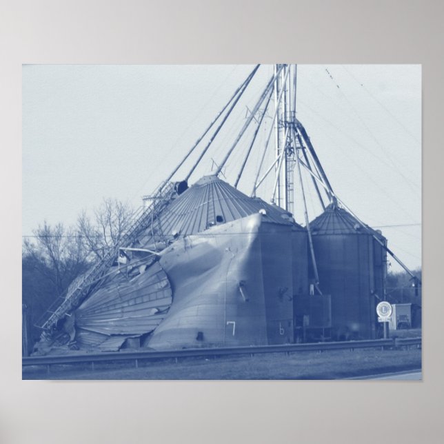 Póster Daño del viento (Frente)