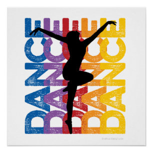 Póster Danse et Lettres (Baile)