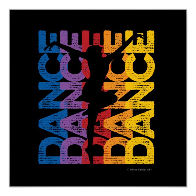 Poster Danse et Lettres (Dance) (Anverso)