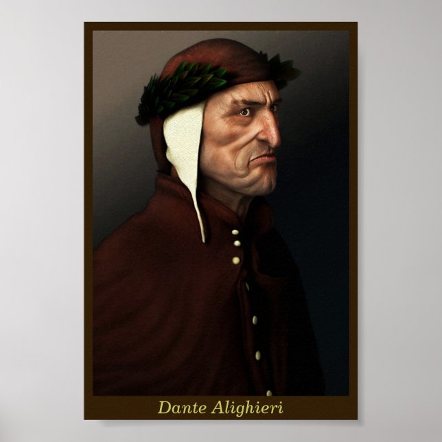 Póster Dante Alighieri (Frente)