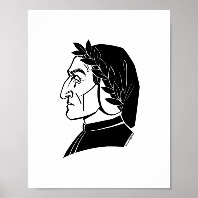 Póster Dante Alighieri (Frente)