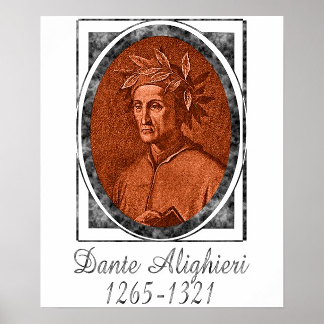 Póster Dante Alighieri (Frente)