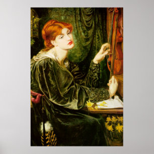 Póster Dante Gabriel Rossetti