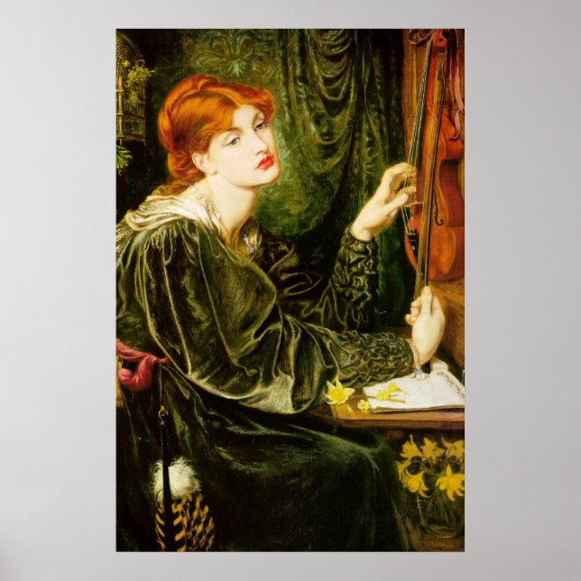 Póster Dante Gabriel Rossetti (Frente)