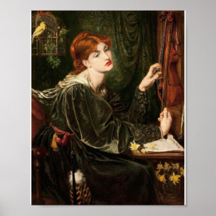 Póster Dante Gabriel Rossetti - Verónica Veronesa