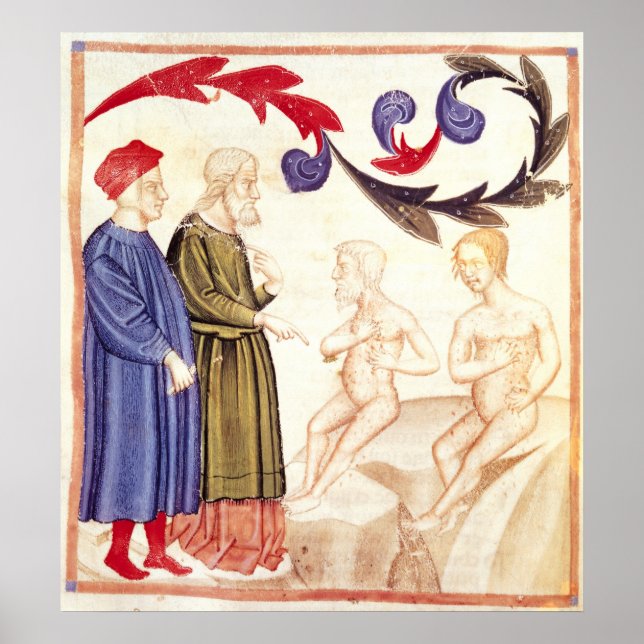 Póster Dante, Virgil and the Plague-stricken (Frente)