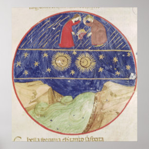 Póster Dante y Beatrice