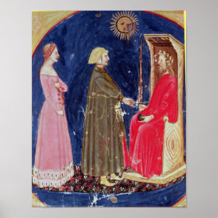 Póster Dante y Beatrice antes de Justiniano