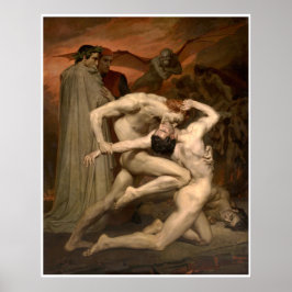 Póster Dante y Virgil William-Adolphe Bouguereau