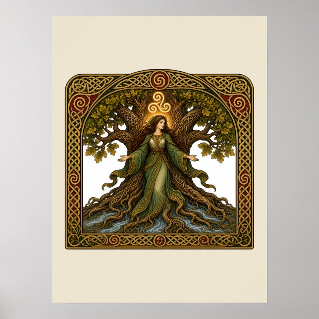 Póster Danu, Madre de los Dioses (Frente)
