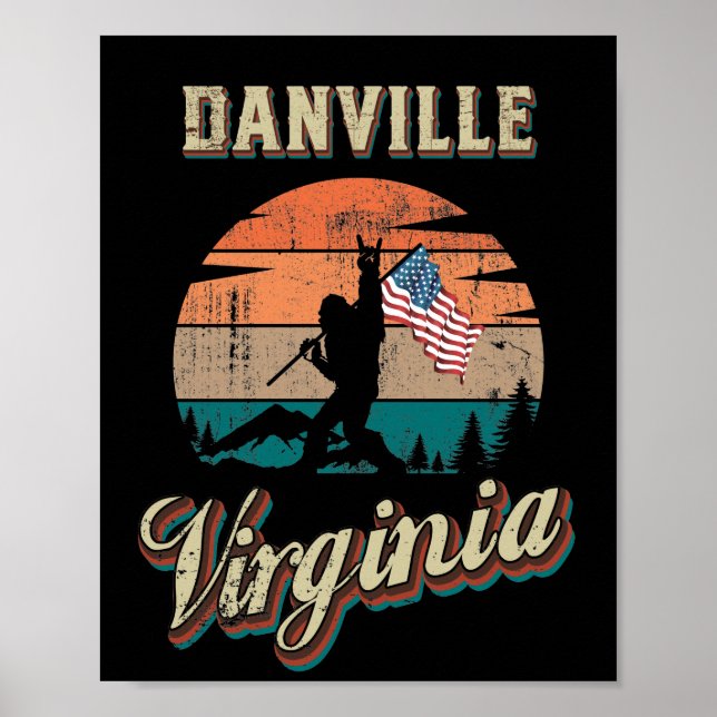 Póster Danville Virginia (Frente)