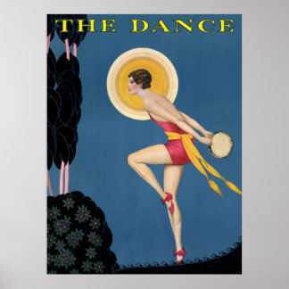 Póster danza a la luz de la luna
