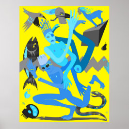 Póster Danza amarilla