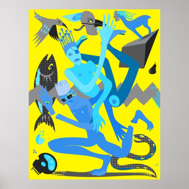 Póster Danza amarilla (Frente)