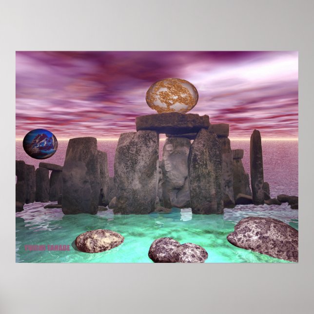 Póster Danza cósmica 3 (Frente)