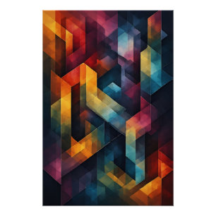 Póster Danza Cromática Moderna