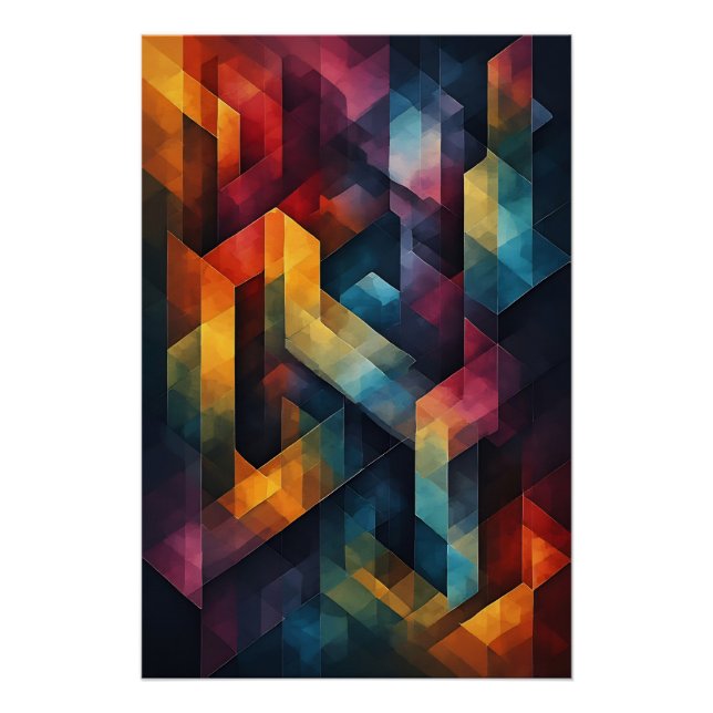 Póster Danza Cromática Moderna (Anverso)