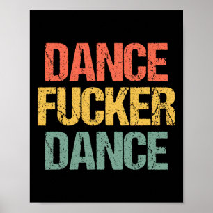 Póster Danza Dance Er - Divertido baile Guay Retro D