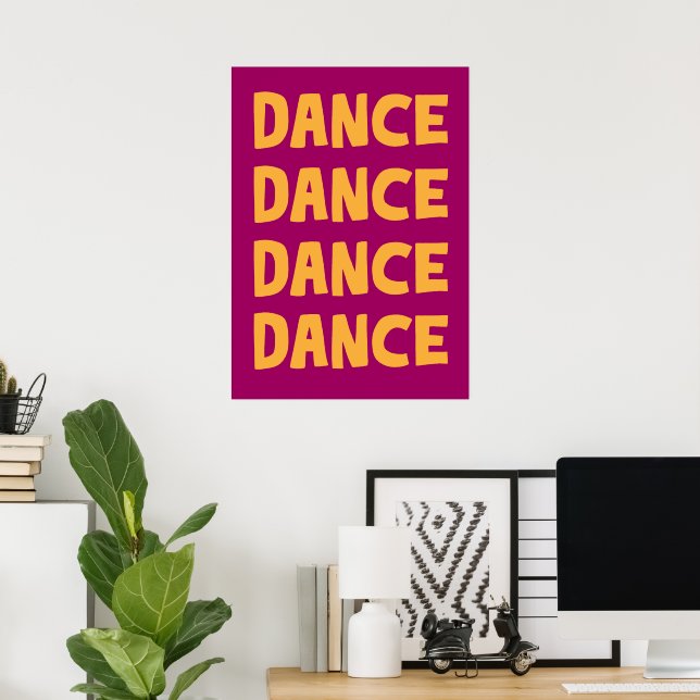 Póster Danza de baile (Oficina en casa)