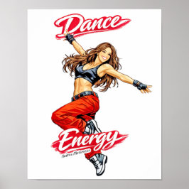 Póster Danza de Energía y Libertad